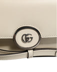 Gucci Petite GG Flap Shoulder Bag - Ivory/Cream