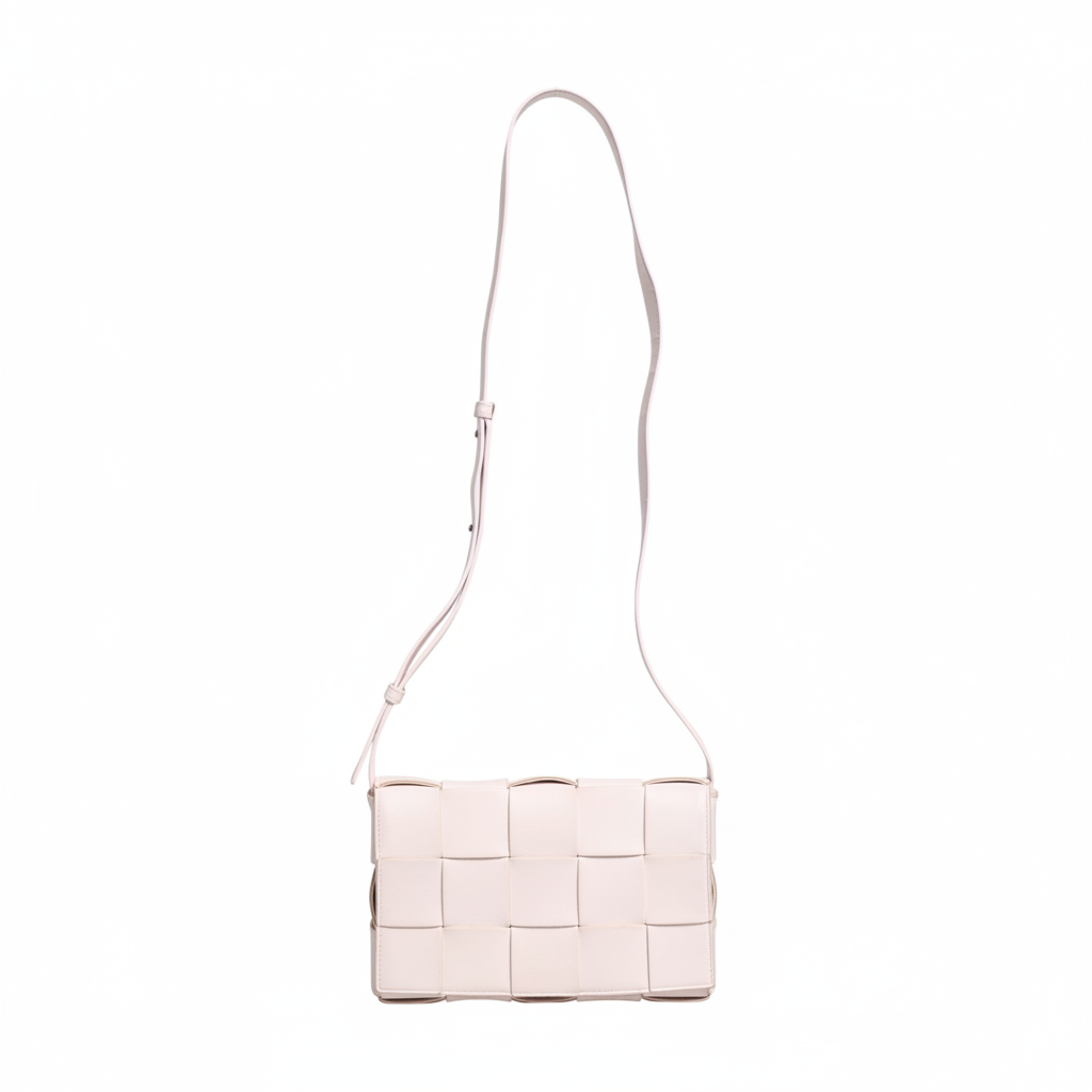 Bottega Veneta Intrecciato Cassette Shoulder Bag - Light Pink
