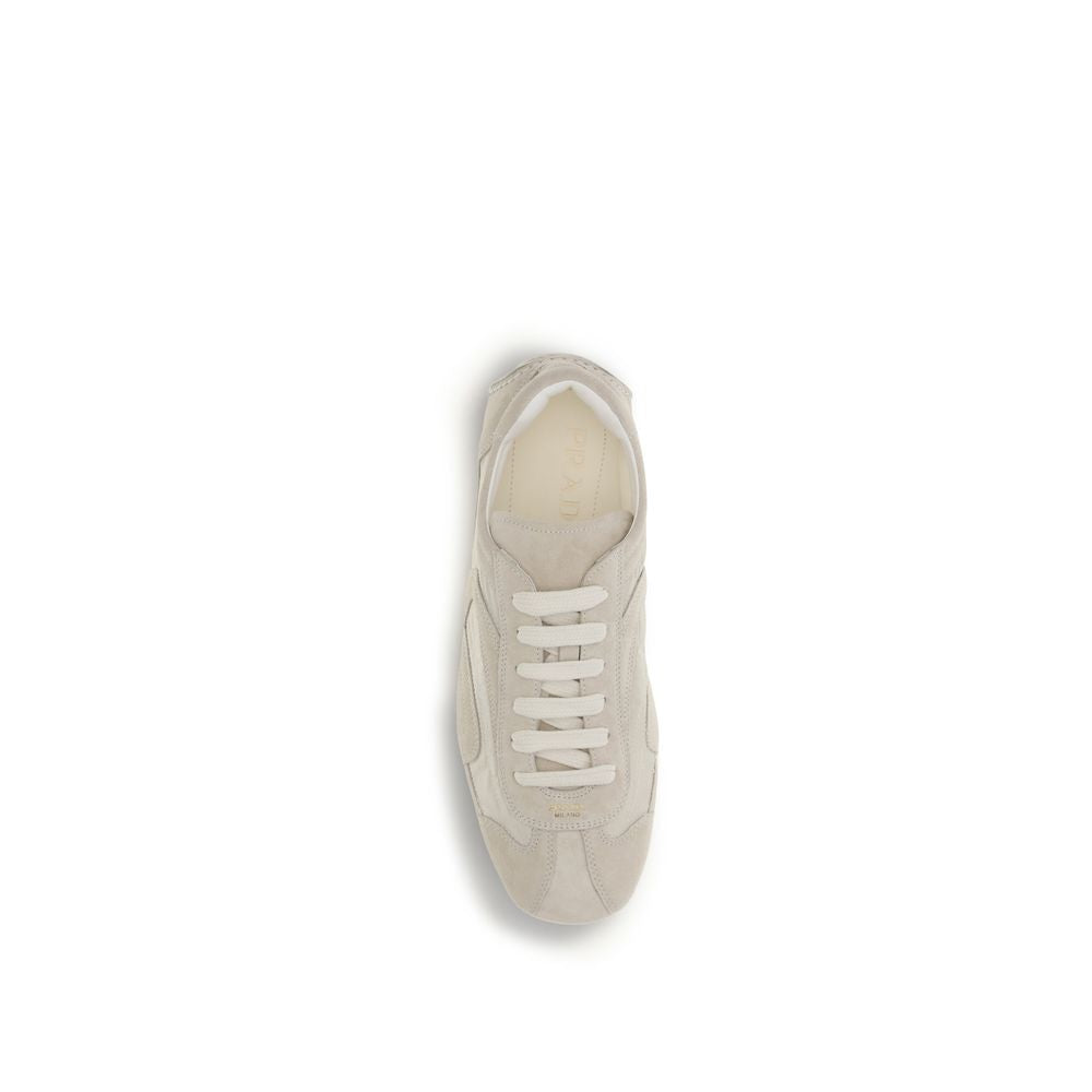 Prada Montecarlo Re-Edition 2005 Suede Leather Sneakers - Cool Beige