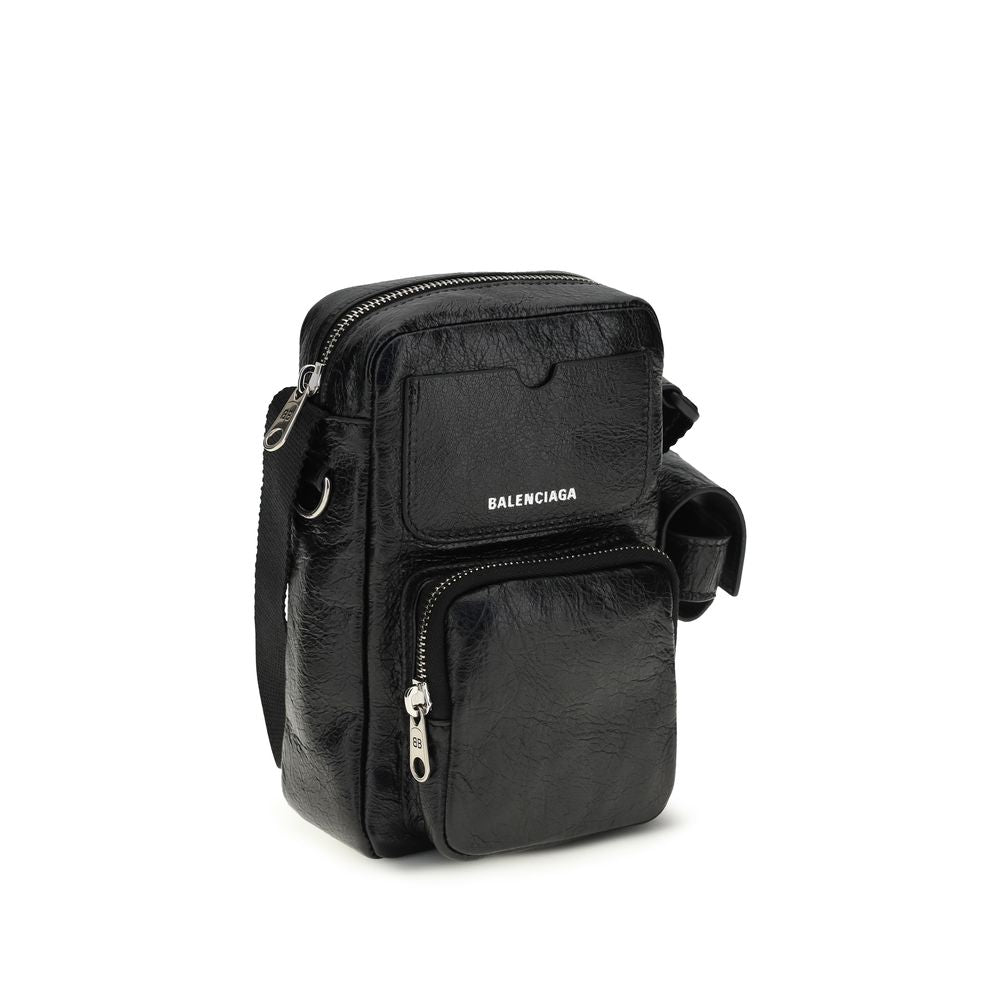 Balenciaga Superbusy Vertical Shoulder Bag - Black