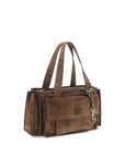 Miu Miu Utilitaire Suede Shopper & Shoulder Bag - Brown