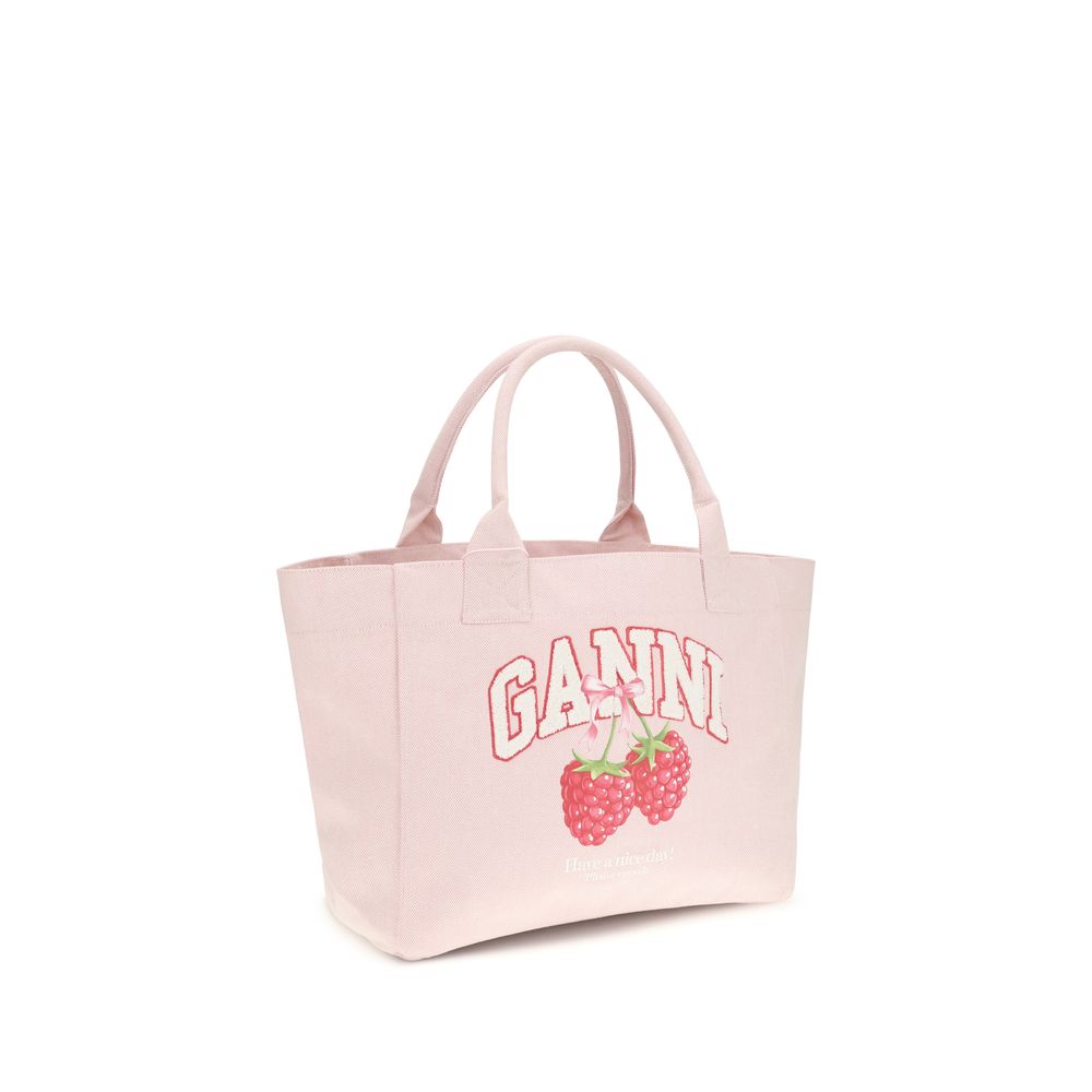 Ganni Raspberry Graphic Handbag