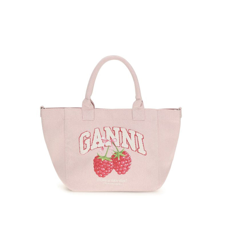 Ganni Raspberry Graphic Small Handbag