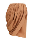 Chloé Asymmetrical Drape Midi Skirt