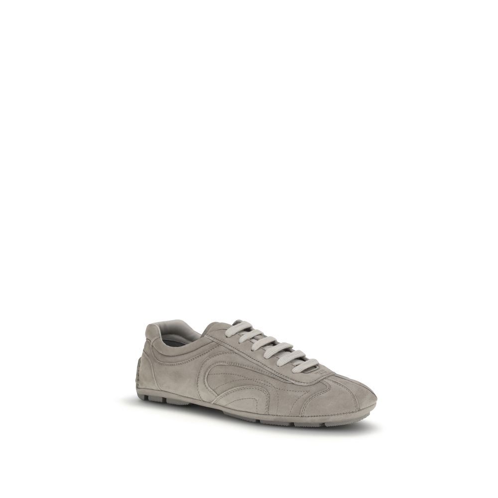 Prada 2005 Suede Monte Carlo Re-Edition Athletic Sneakers - Cool Gray/Grey