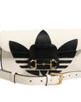 Gucci x Adidas Horsebit 1955 Shoulder Bag Black/White