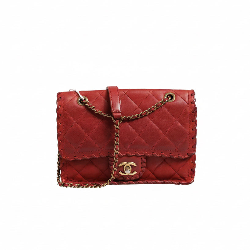 Chanel Quilted Leather Mini Flap Handbag