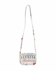 Balenciaga Graffiti Print Mini City Leather Crossbody Bag
