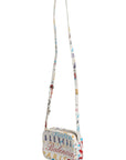 Balenciaga Graffiti Print Mini City Leather Crossbody Bag