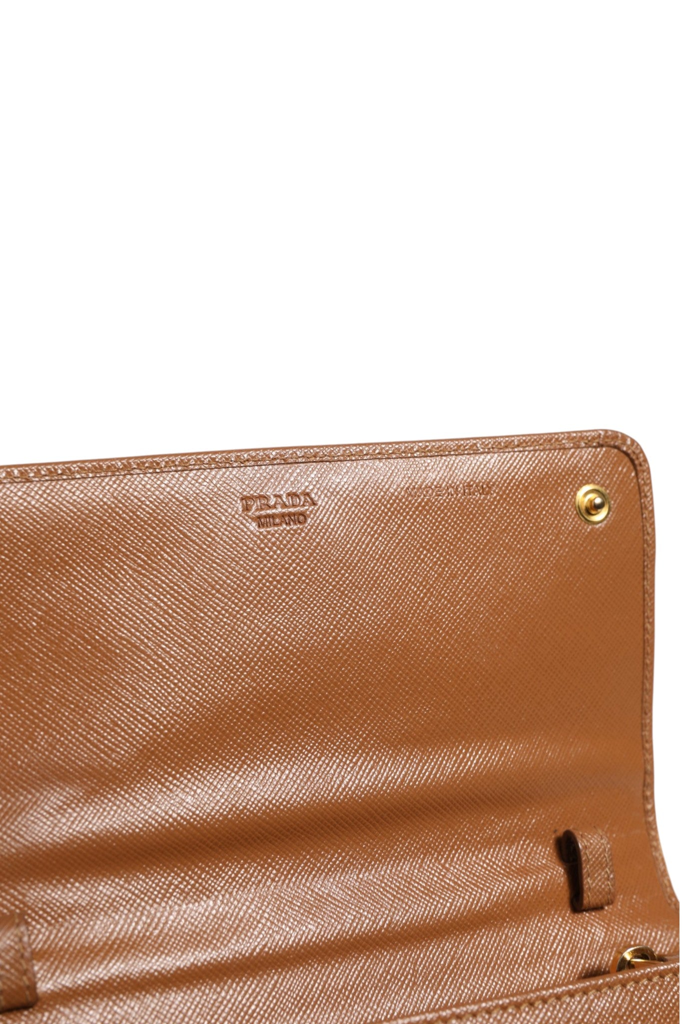 Prada Wallet - Brown &amp; Gold