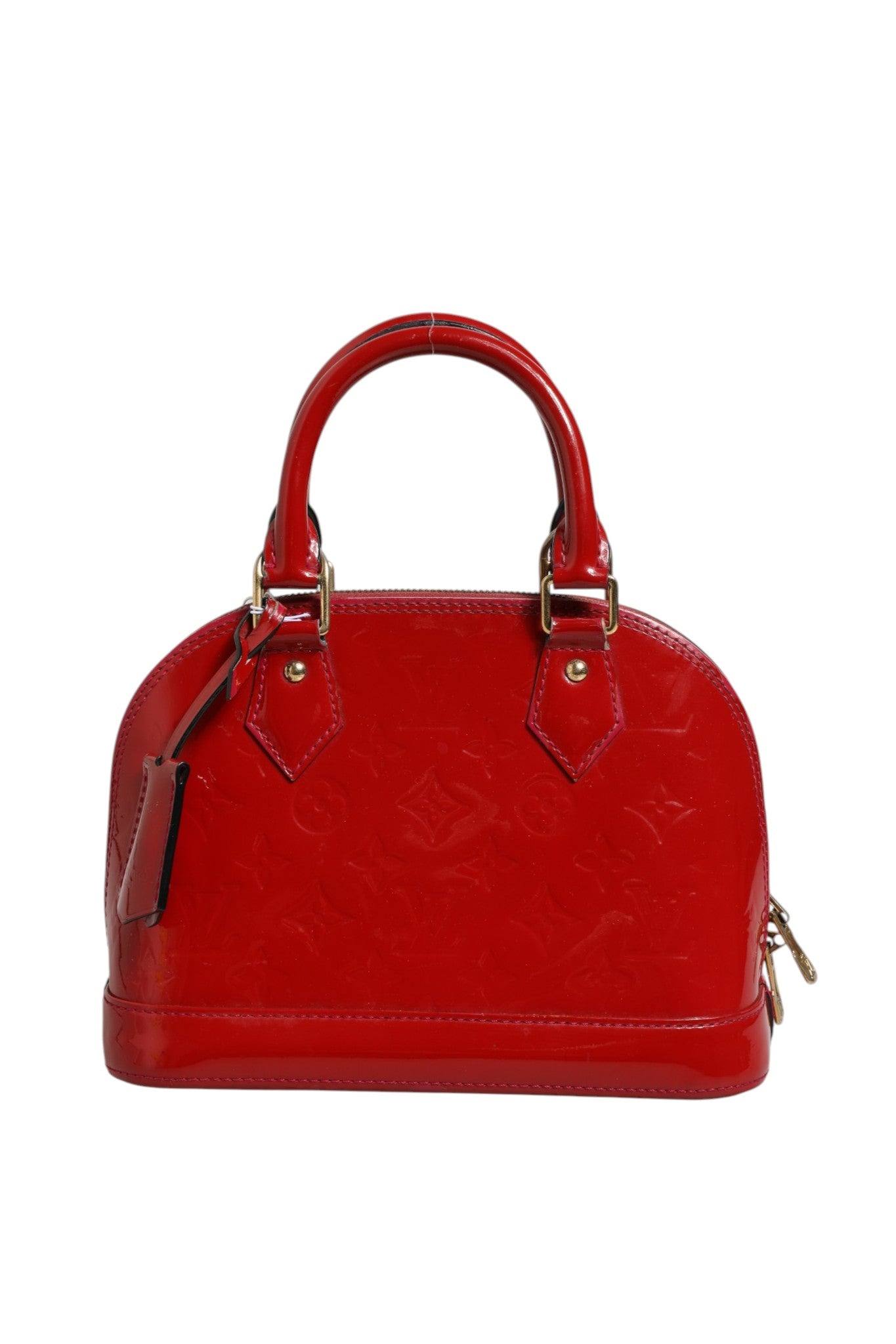 Louis Vuitton Pomme D'Amour Monogram Vernis Alma BB - Red
