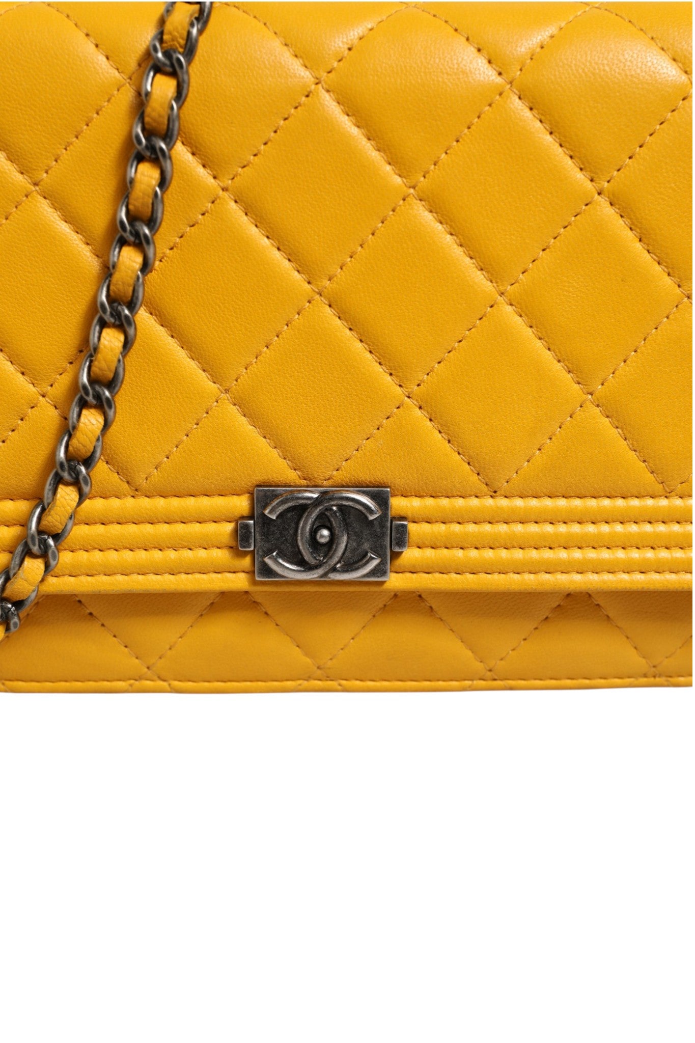Chanel Medium Boy Bag - Yellow