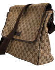 Gucci GG Canvas Flap Messenger Bag