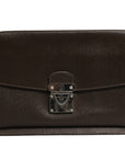 Louis Vuitton Belaia Clutch Taiga Leather - Dark Brown