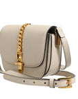 Gucci Sylvie 1969 Mini Leather Shoulder Bag - Ivory/White