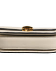 Gucci Sylvie 1969 Mini Leather Shoulder Bag - Ivory/White