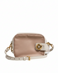 Prada Small Leather Shoulder Bag - Beige/Ivory