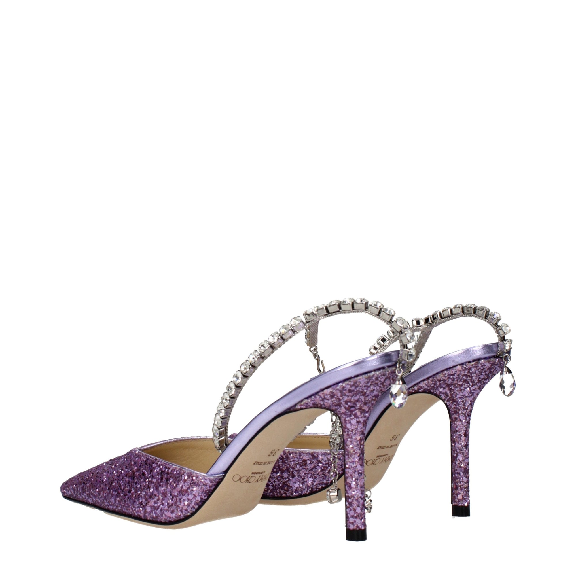 Jimmy Choo Saeda 85 Stiletto Heel Pumps - Violet