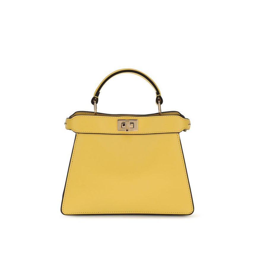 Fendi Peekaboo ISeeU Petite Handbag - Limoncello Yellow