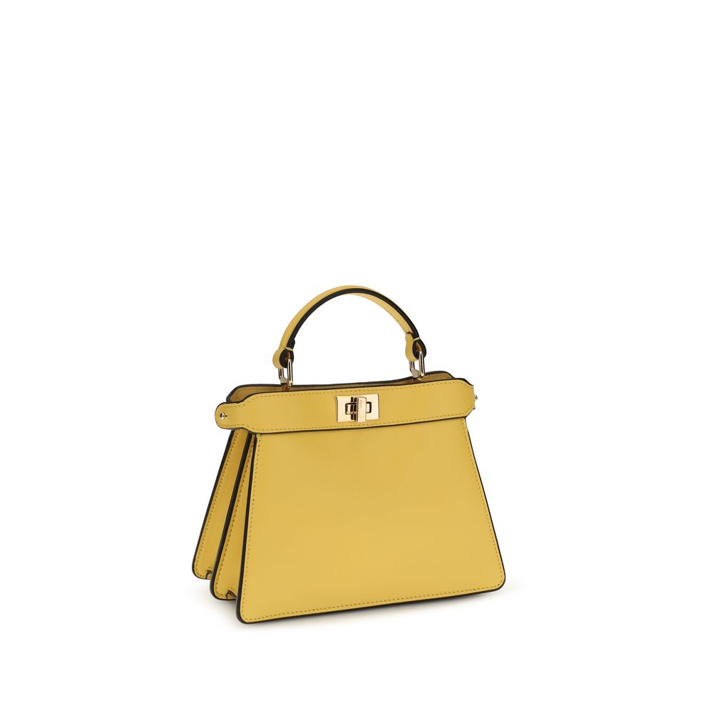 Fendi Peekaboo ISeeU Petite Handbag - Limoncello Yellow