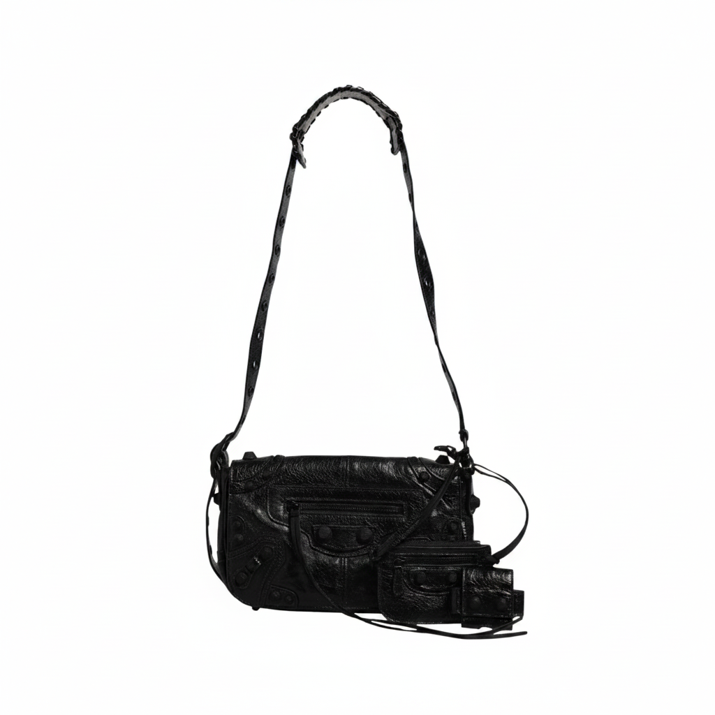 Balenciaga Le Cagole XS Flap Bag - Black
