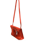 Hermès Rouge Casaque Clemence Halzan 31 Palladium Hardware