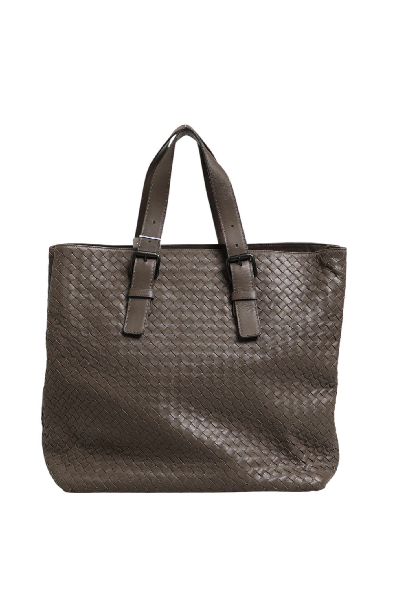 Bottega Veneta Intrecciato Leather Tote Bag - Brown