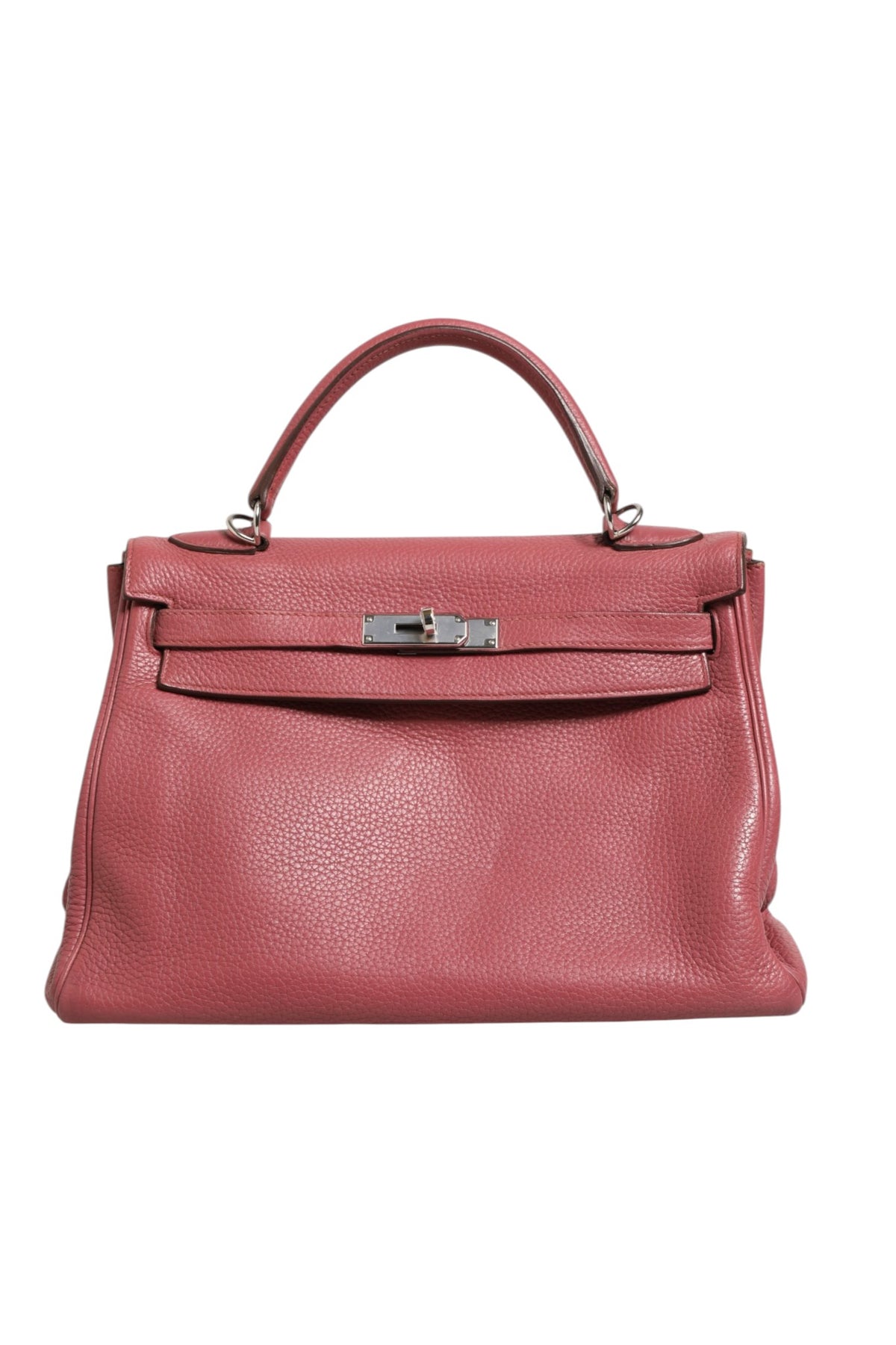 Hermès Kelly 32 Rouge H Togo Retourne Palladium - Pink