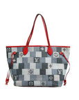 Used Louis Vuitton Neverfull Patchwork Monogram Denim Tote Bag