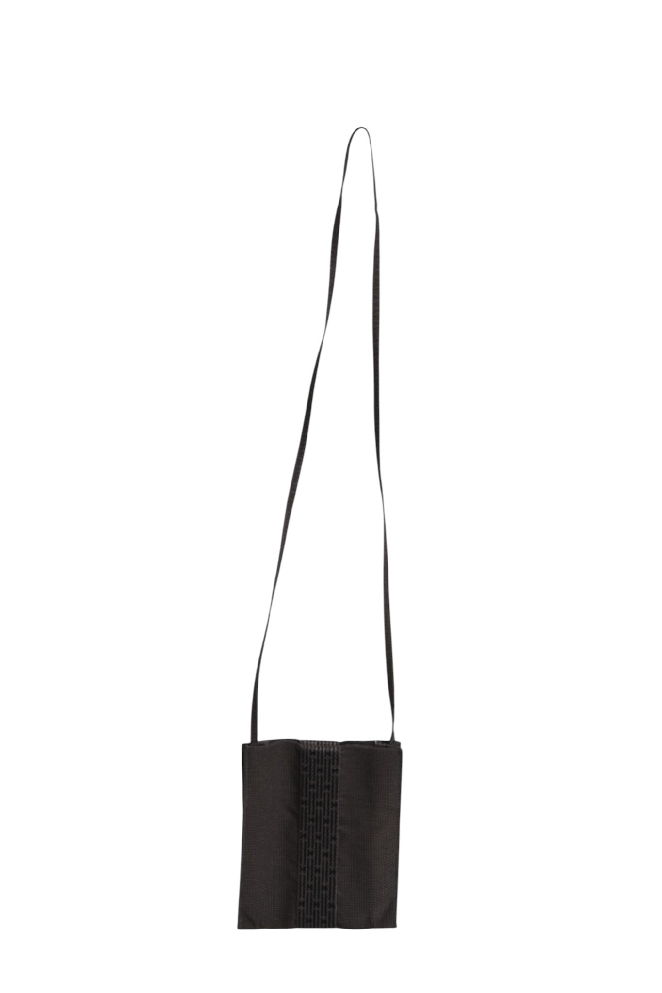 Hermès Fabric Crossbody Bag - Dark Gray/Grey