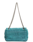 Prada Nappa Gaufre Flap Bag - Turquoise