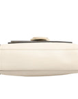 Gucci Arli Small Crossbody Leather Bag - White