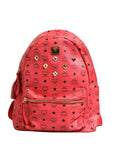 MCM Medium Q0798 Visetos Backpack - Red