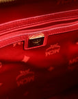 MCM Medium Q0798 Visetos Backpack - Red
