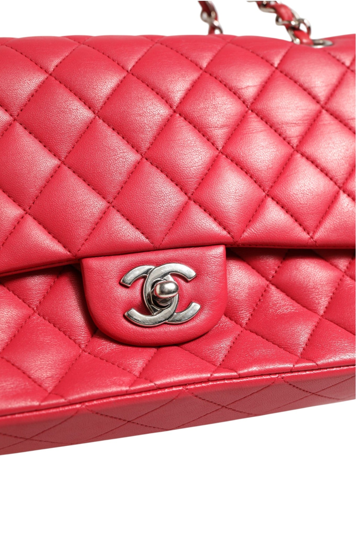 Chanel Classic 25 Medium Flap Bag - Red