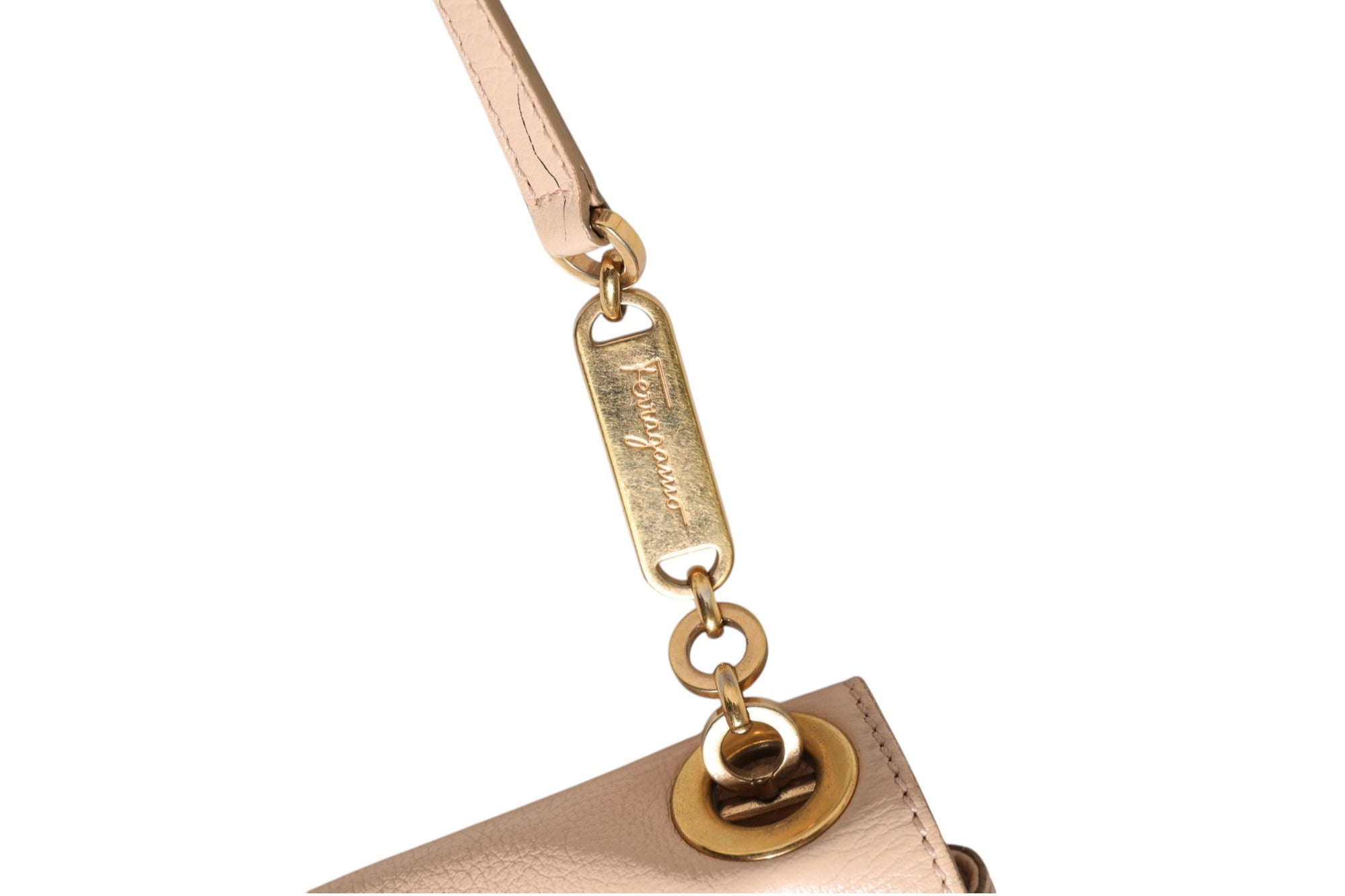 Salvatore Ferragamo Gancini Shoulder Bag - Powder Pink