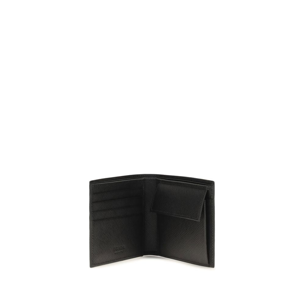 Prada Saffiano Leather Wallet - Black
