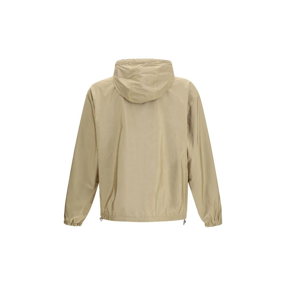 Prada Re-Nylon Reversible Down Jacket - Beige &amp; Blue