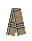 Burberry Wide Giant Check Gauze Scarf