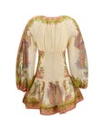 Zimmermann Indra Mini Dress - Multicolor/Cream