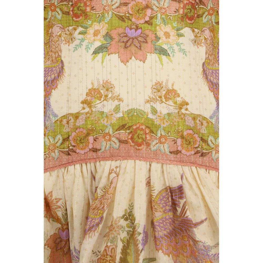 Zimmermann Indra Mini Dress - Multicolor/Cream