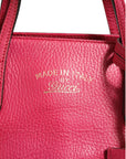 Gucci Swing 2Way Leather Tote Bag - Fuchsia/Magnolia Pink