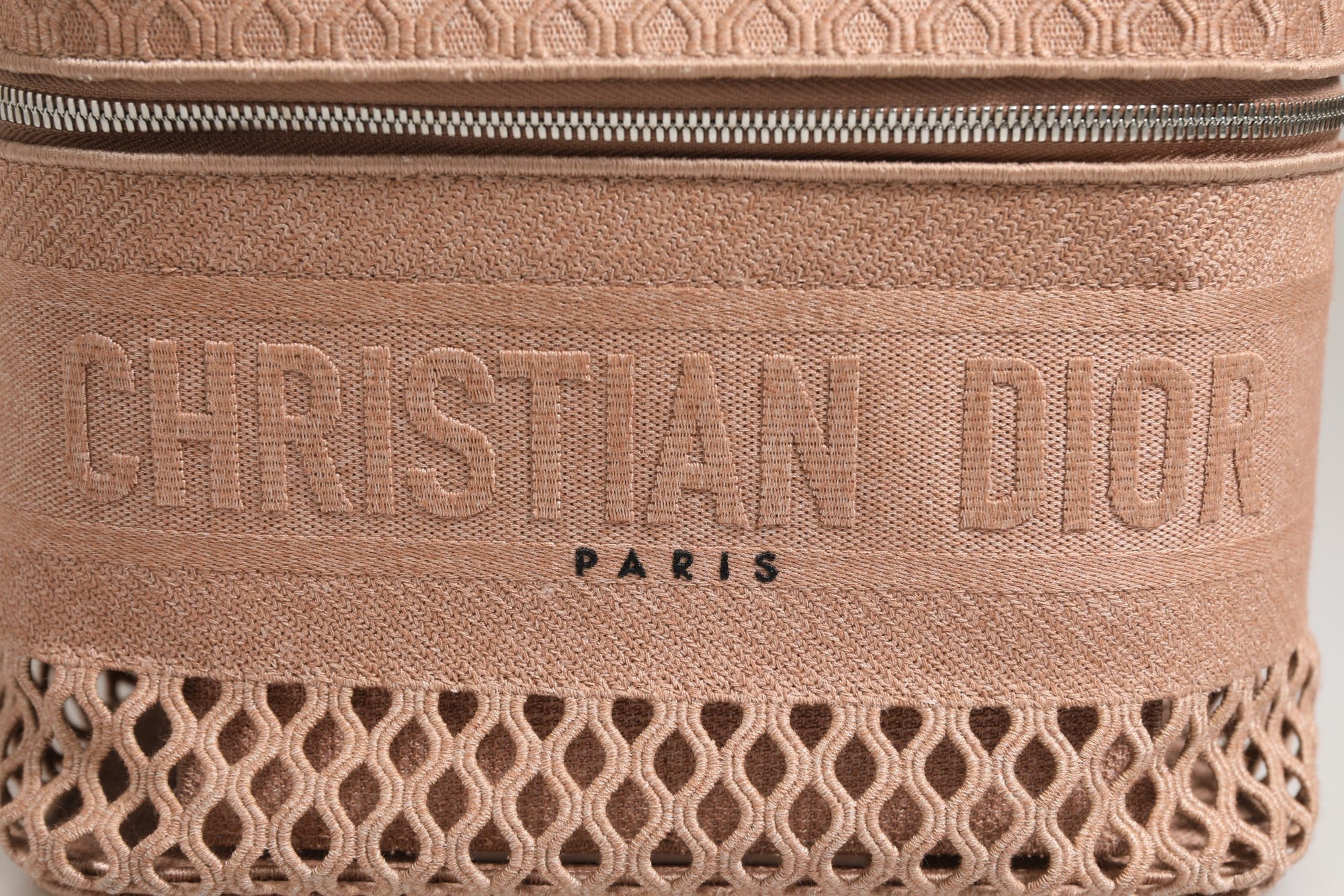 Christian Dior Mesh Dior Travel Vanity Case - Powder Pink