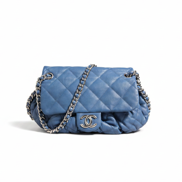 Chanel Chain Around Flap Bag - Blue
