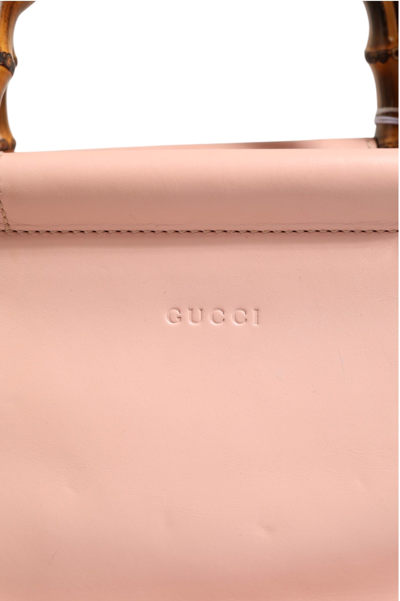 Gucci Nymphaea Leather Small Top Handle Bag - Pink And White