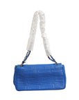 Versace Couture Quilted Leather Shoulder Bag - Blue