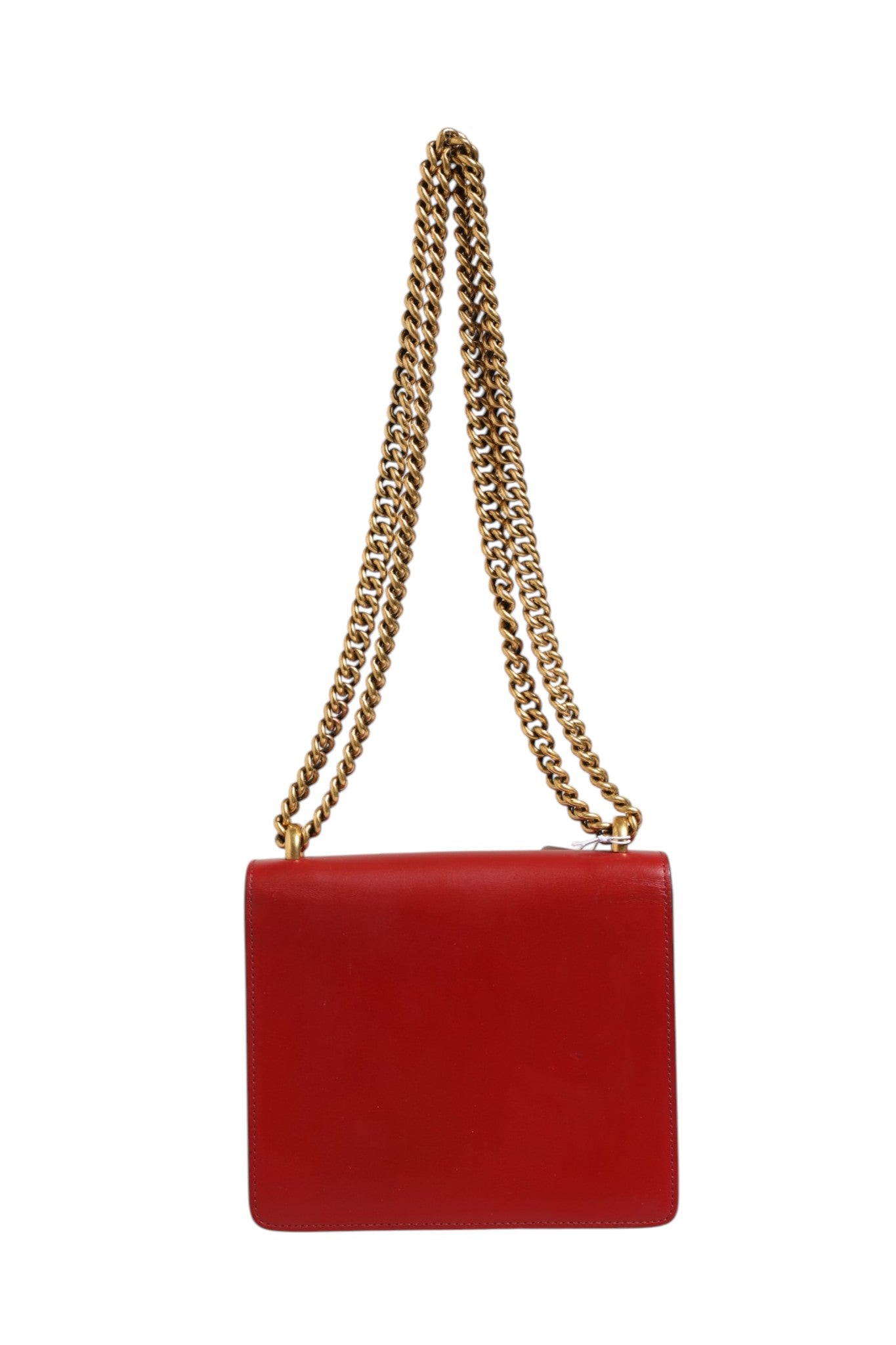 Gucci Marmont Small Leather Shoulder bag - Rosso Ancora Red