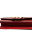 Gucci Marmont Small Leather Shoulder bag - Rosso Ancora Red