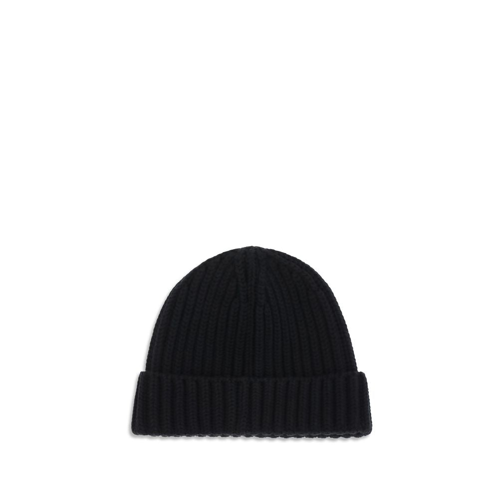 Prada Virgin Wool Beanie - Black
