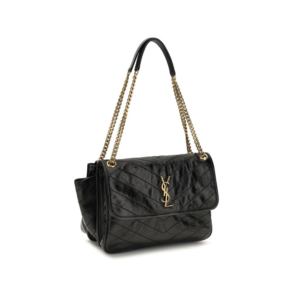 Saint Laurent Niki Shoulder Bag - Black